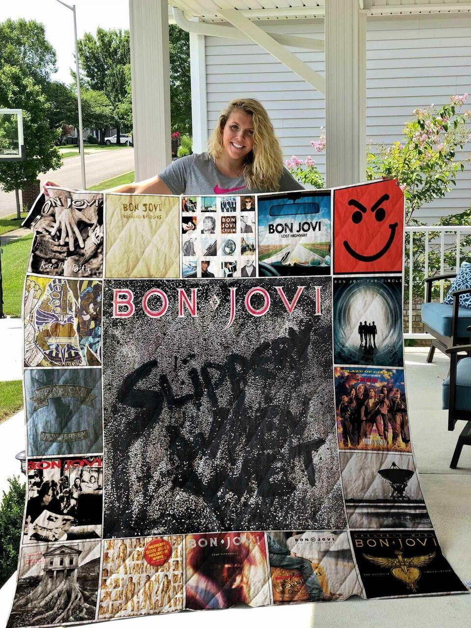 Bon Jovi Blanket Th1809 Quilt