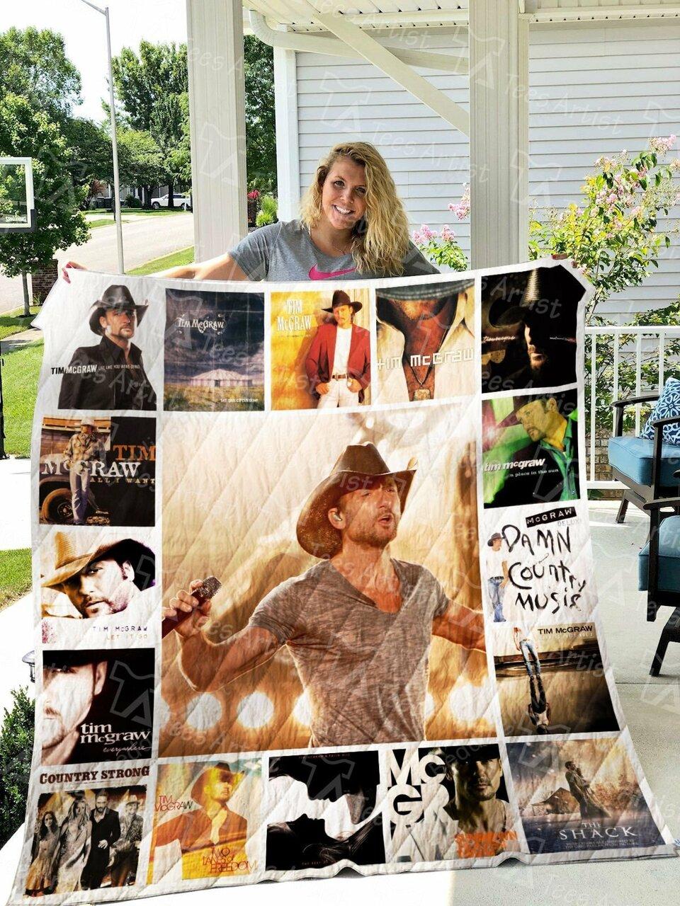 Tim Mcgraw Quilt Blanket 0926