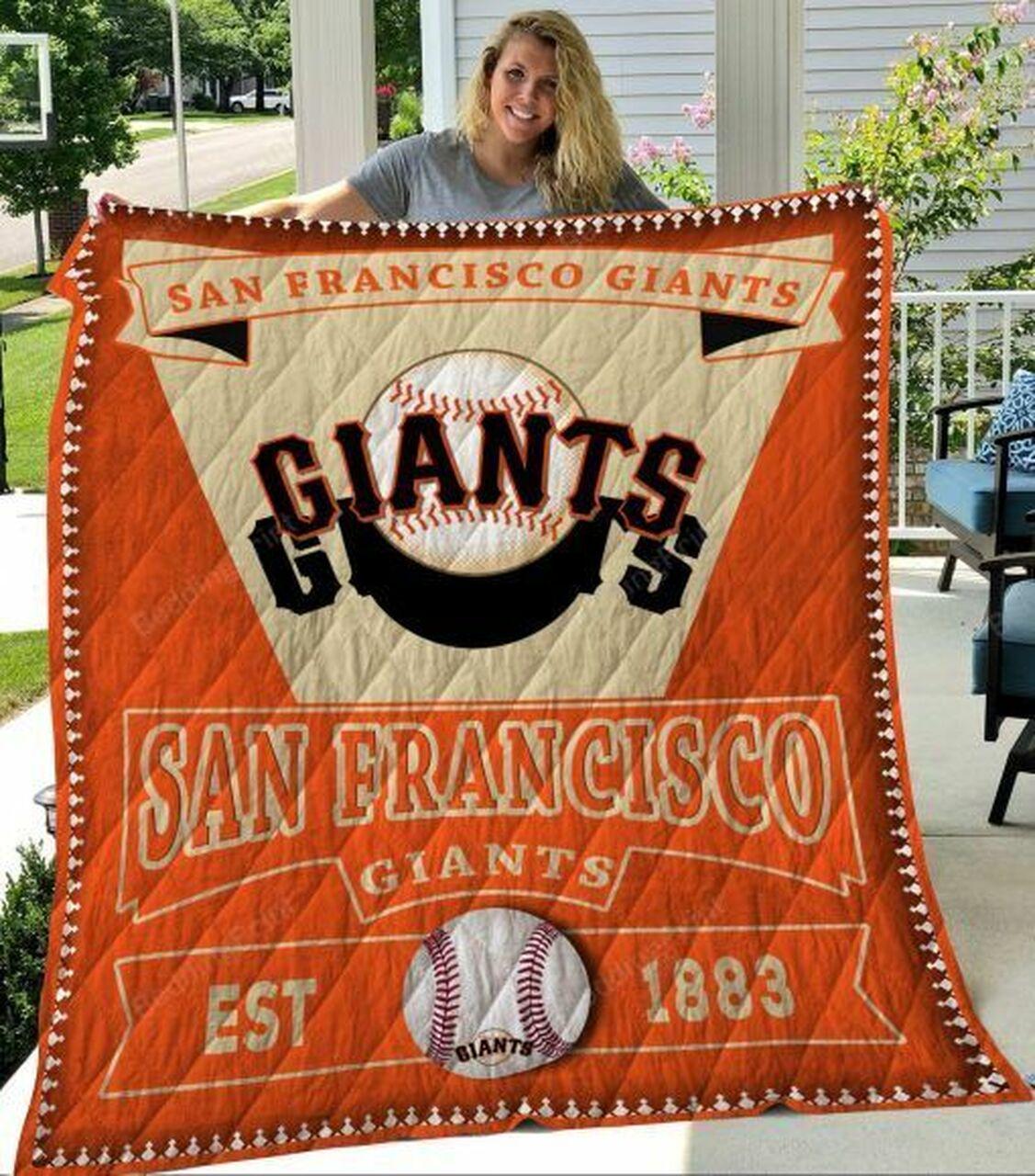 San Fraco Gi MLB Quilt Blanket Great Blanket G For Birthday C Thgiving