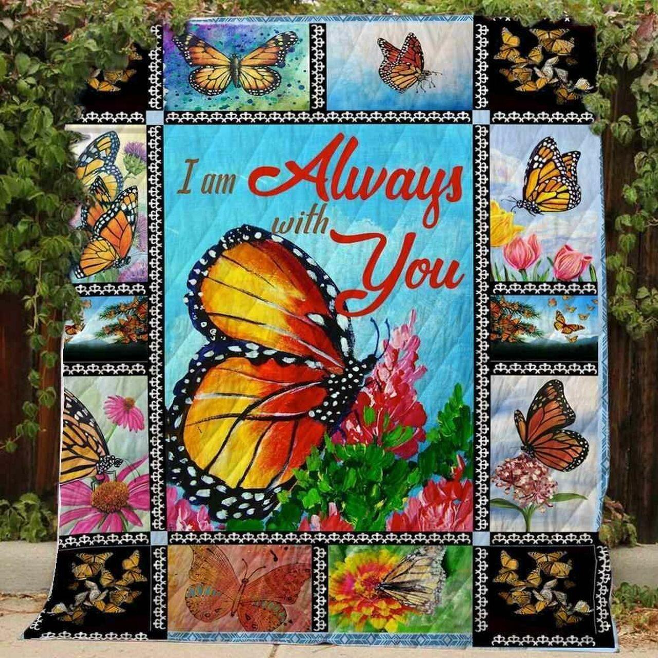 Butterfly I Am Al With You Blanket Th0509 Quilt