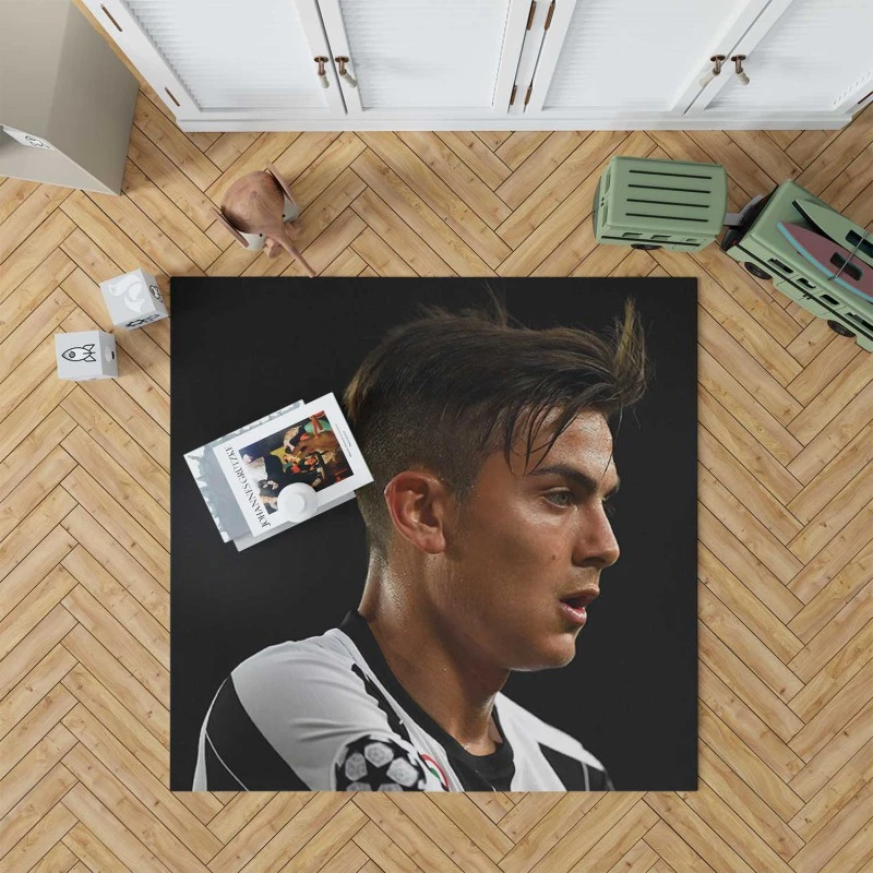 Paulo Bruno Dybala Vivacious Football Player Rug
