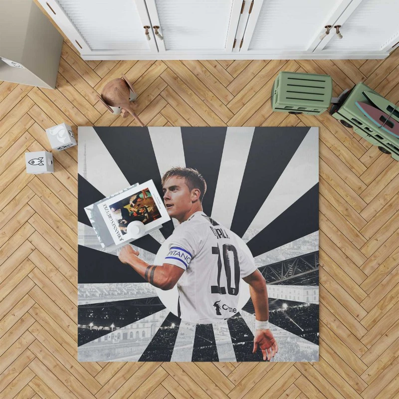 Paulo Dybala Sportive Football Player Rug