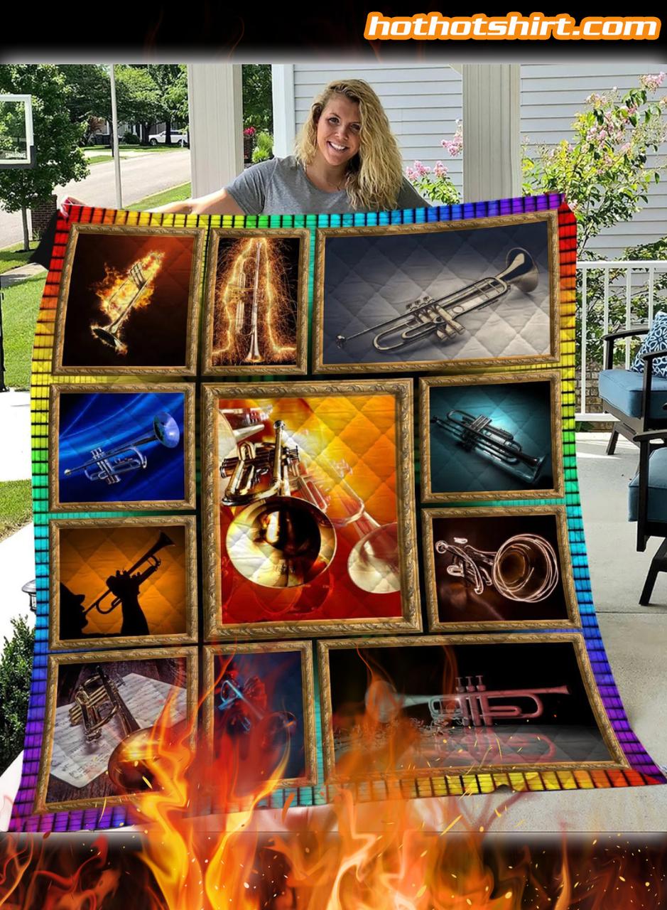 Love Trumpet Like Quilt Blanket