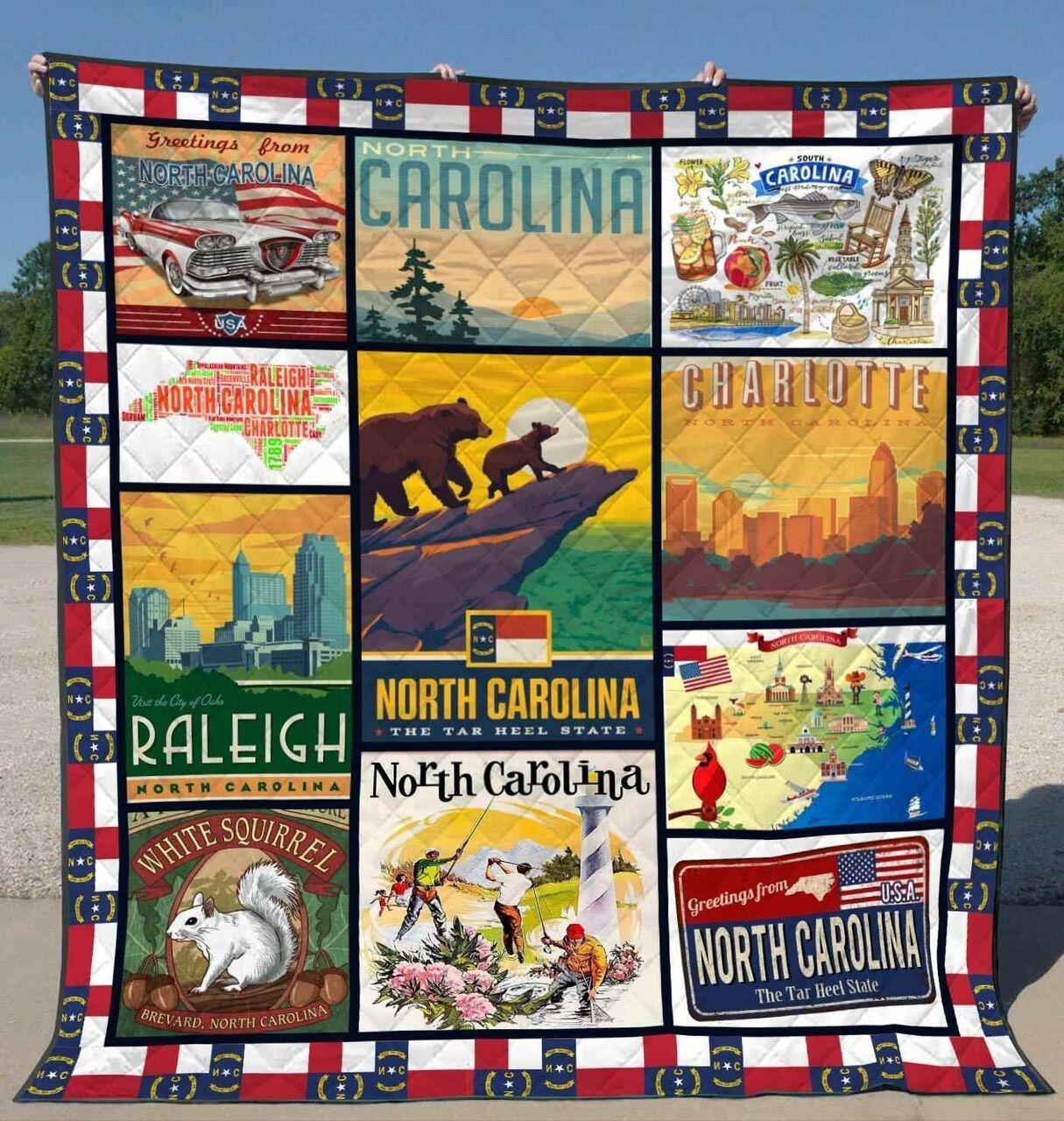 North Carolina Blanket Th1607 Quilt