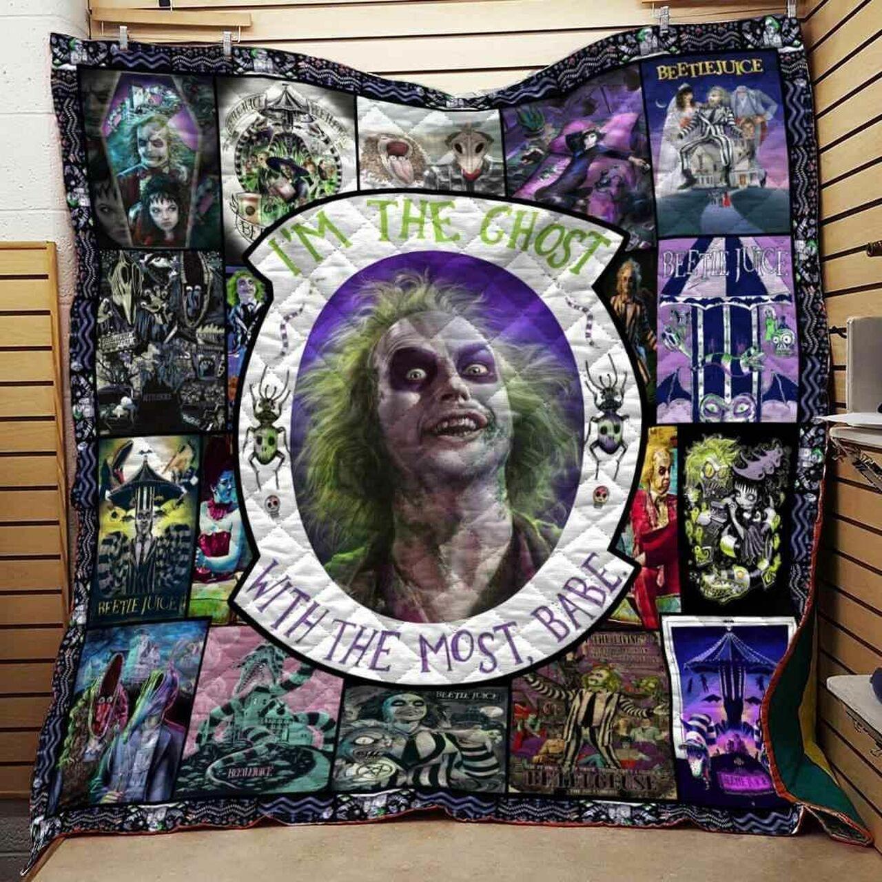 Beetlejuice Collage Blanket Th10072019 Quilt