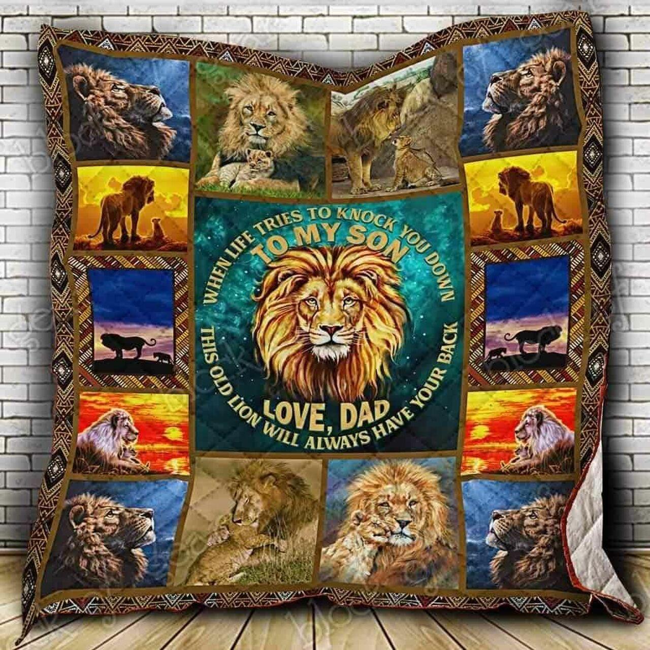 To on Lion Blanket Kc1807 Quilt