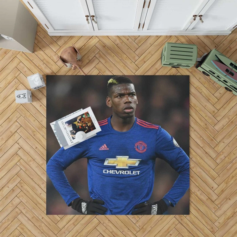 Paul Pogba Dependable United Sports Player Rug