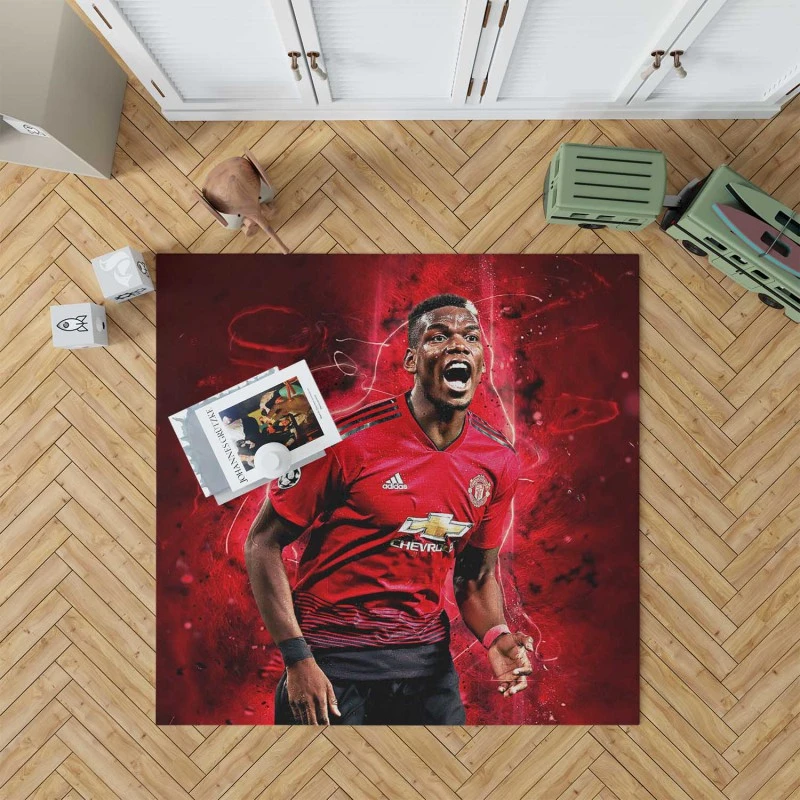 Ethical Football Player Paul Pogba Rug