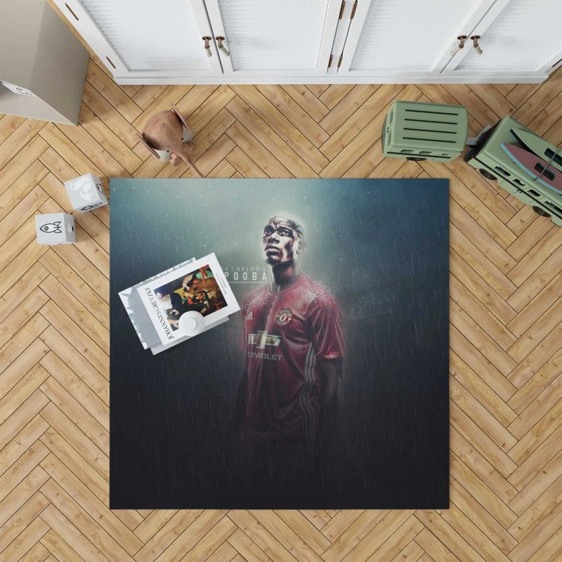 Fa Cup Football Player Paul Pogba Rug
