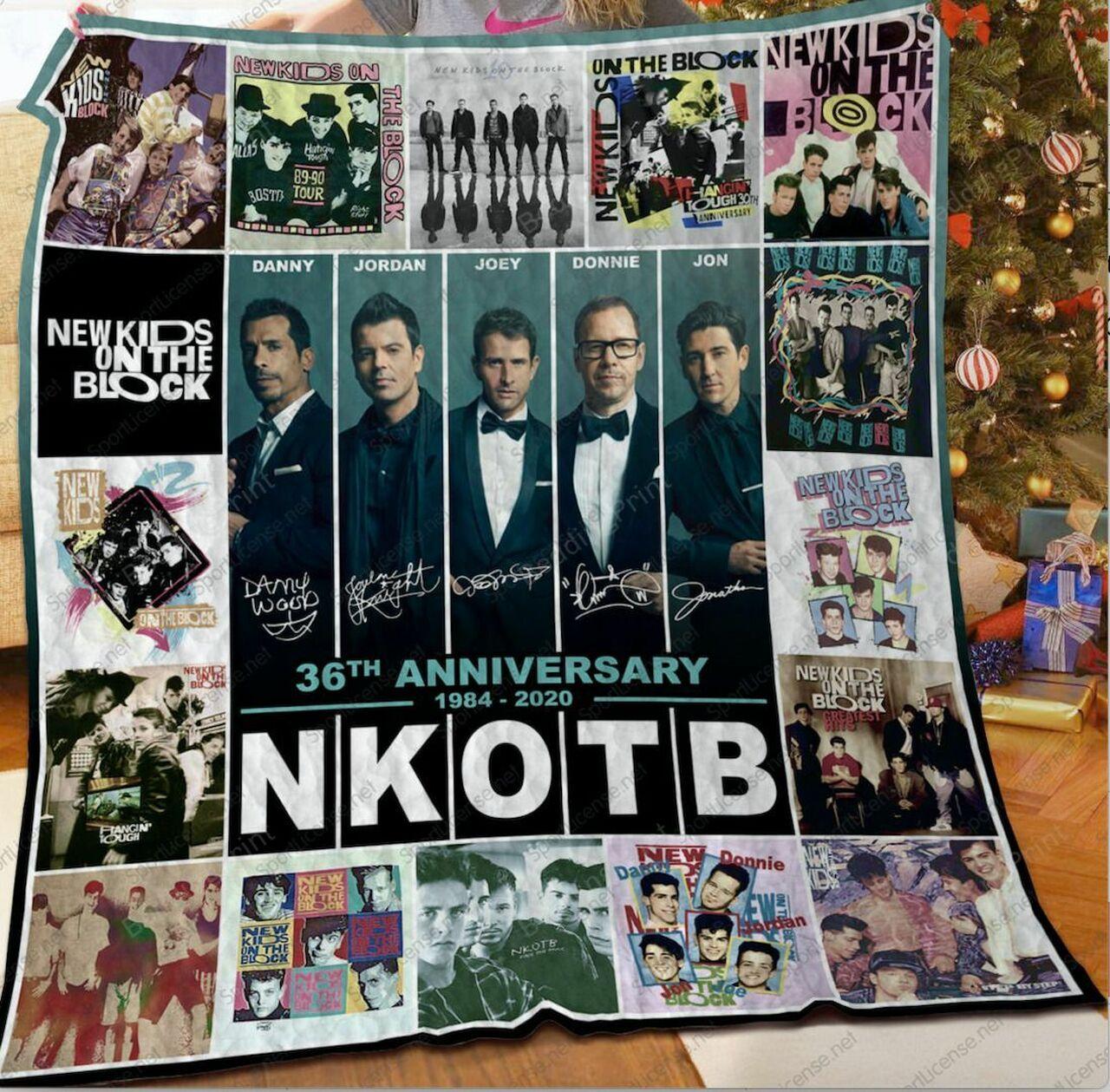 Nkotb Anniary Quilt Blanket