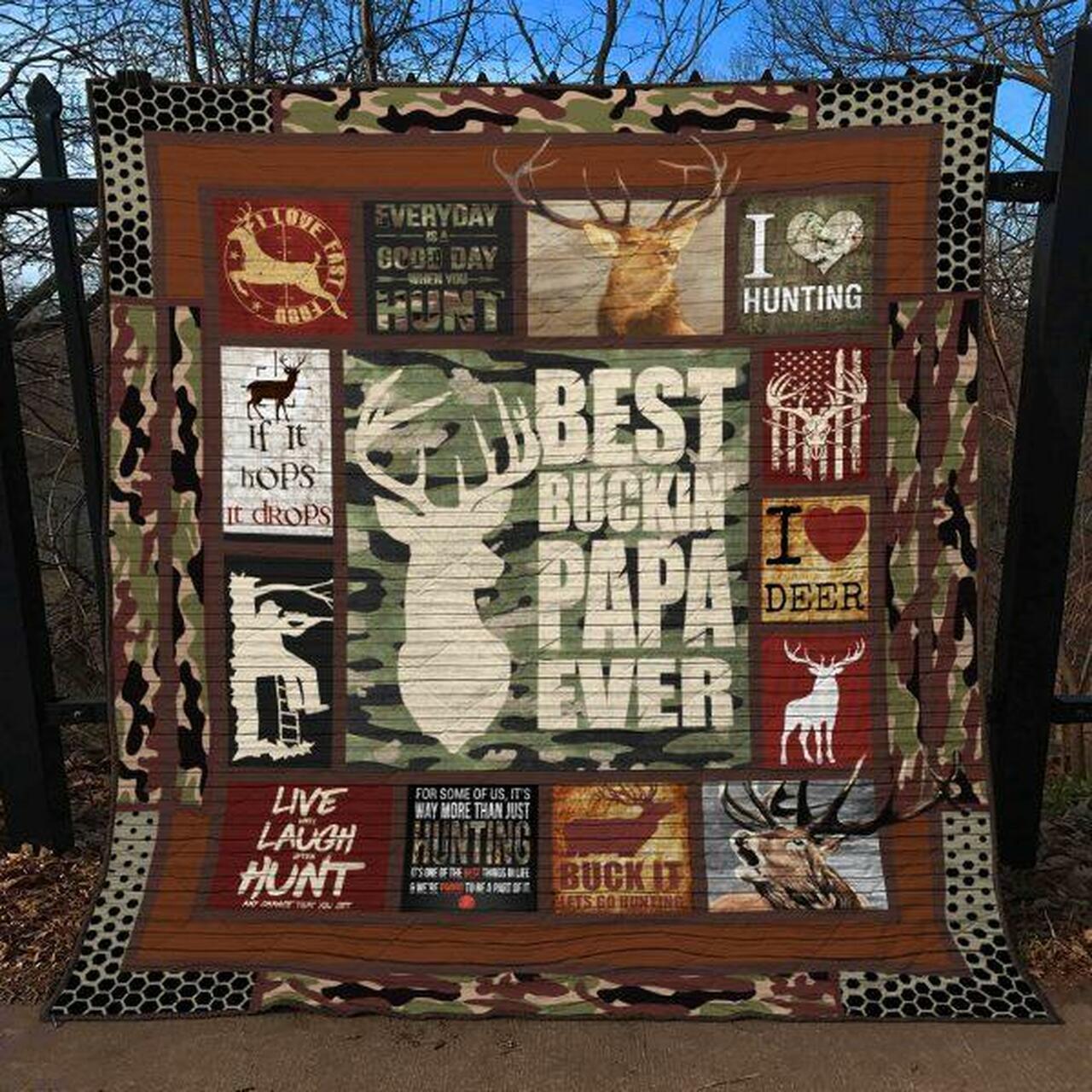 Hunting Quilt Blanket Ver 45 Quilt