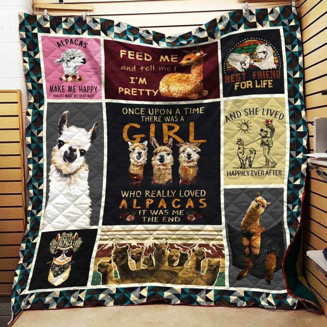 Love Alpaca Blanket Th1707 Quilt