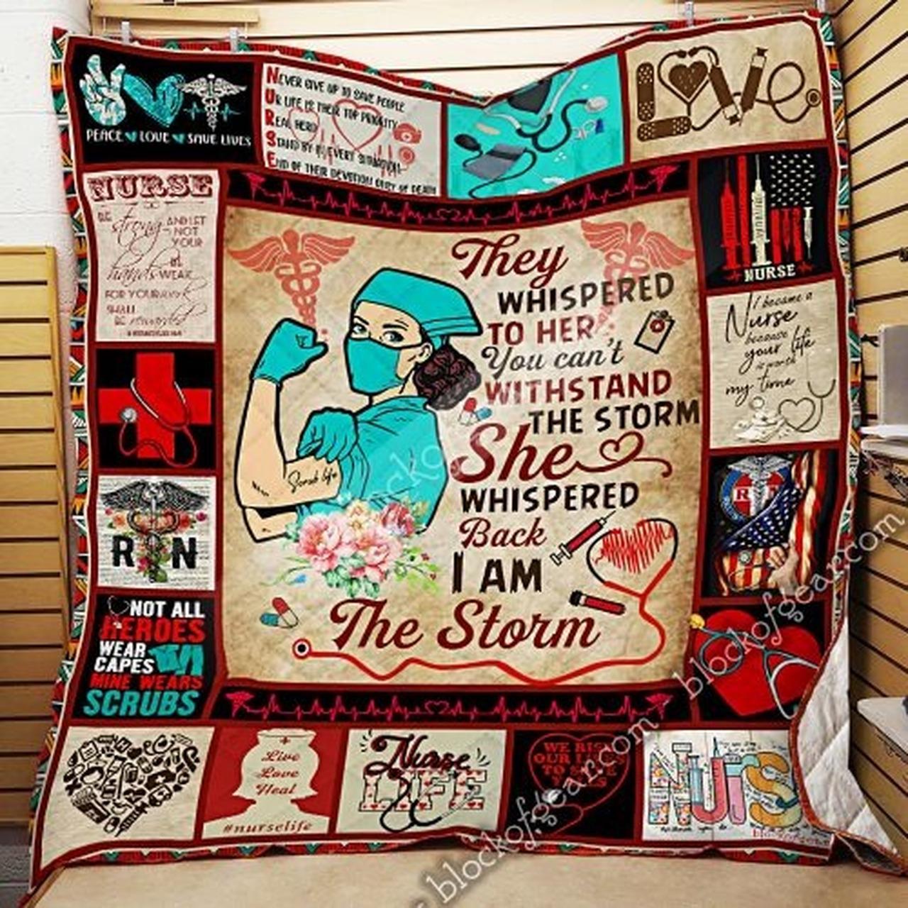 e They perd To Her I Am Ttorm Quilt Blanket
