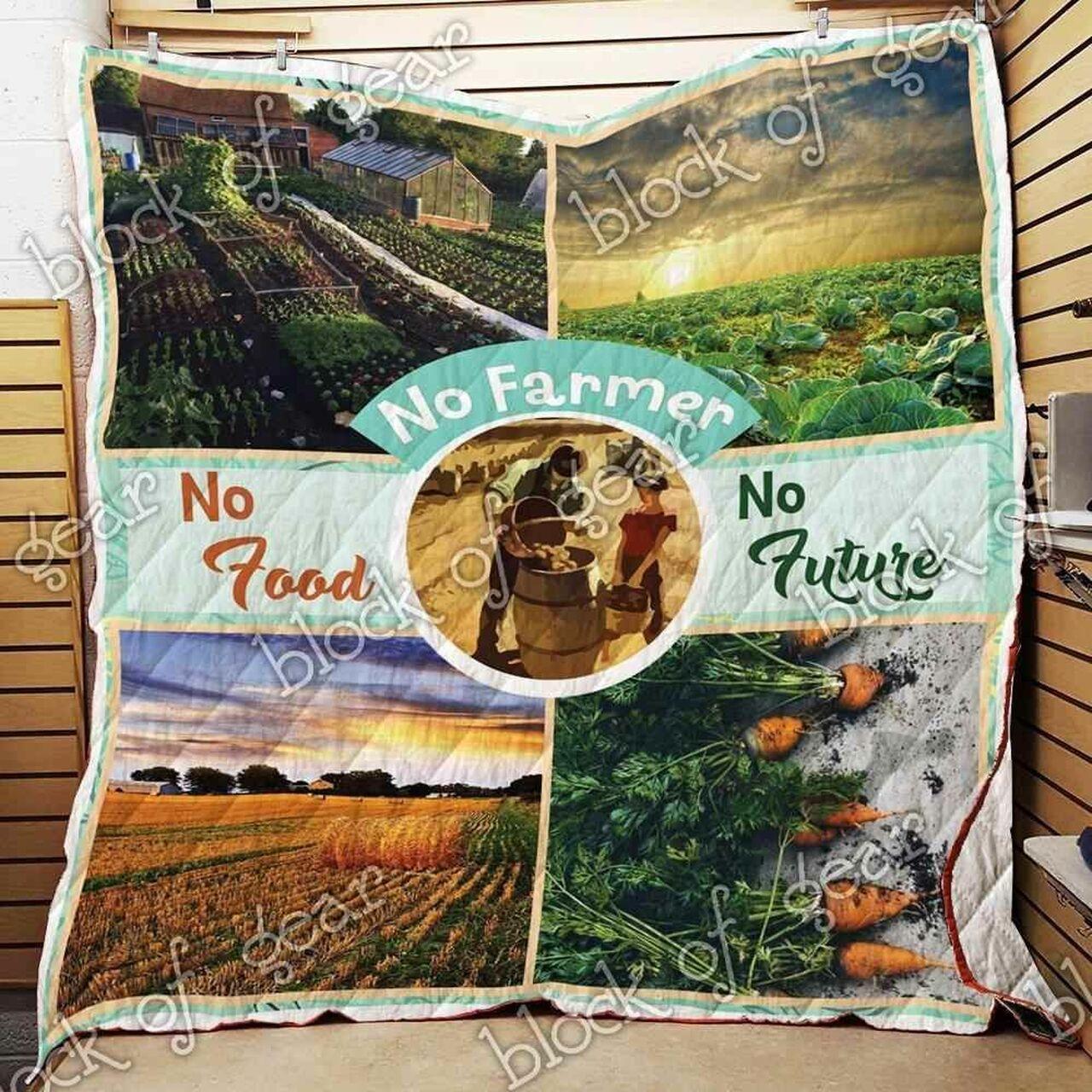 No Farmer No Food No Future Blanket Kc1707 Quilt