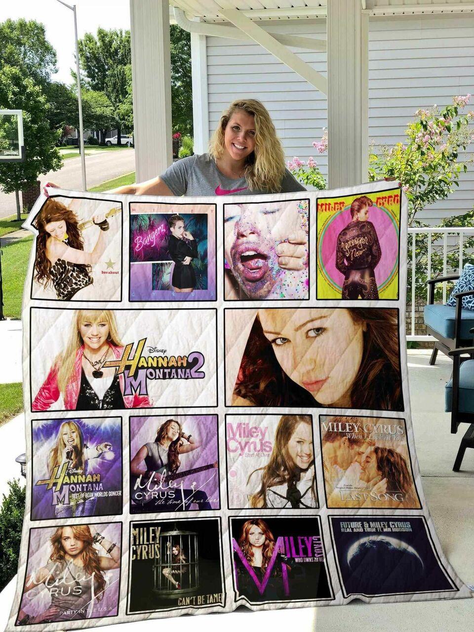 Miley C Blanket Ha0910 Quilt