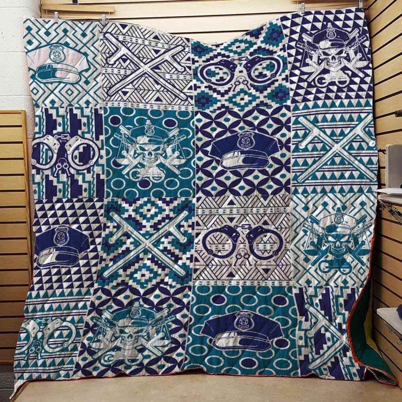 Correctional Officym Brocade Pattern Blanket Th1707 Quilt