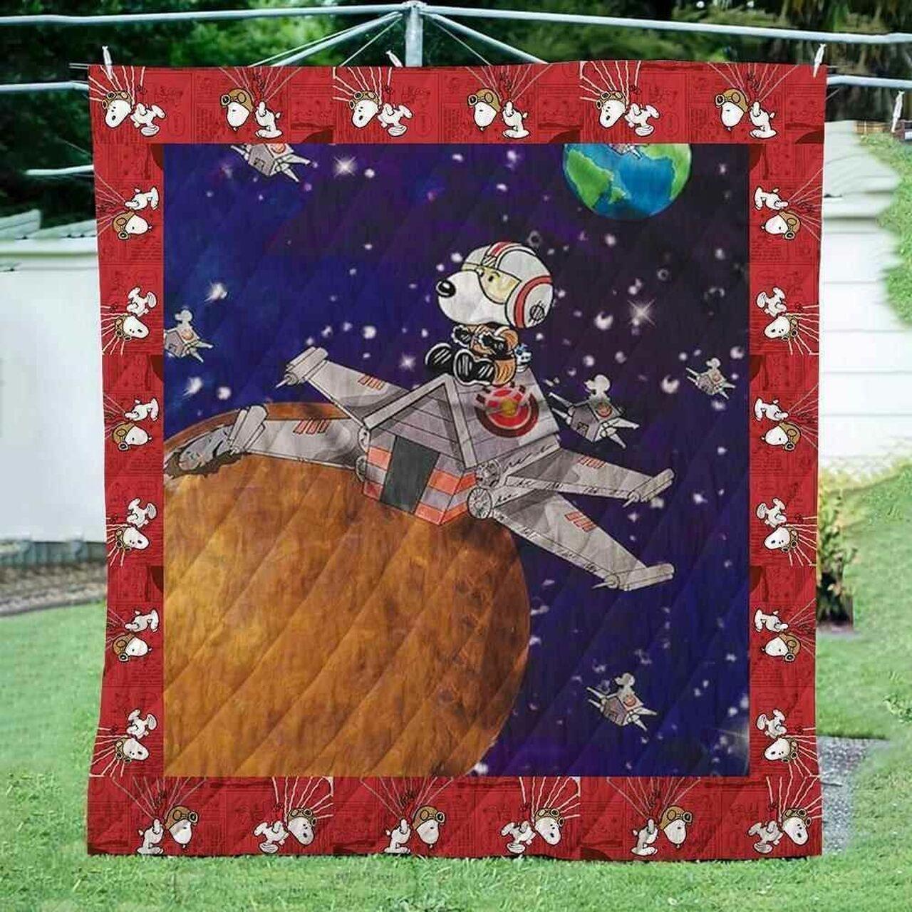 Snoopy Pilot V3 Blanket Th0607 Quilt