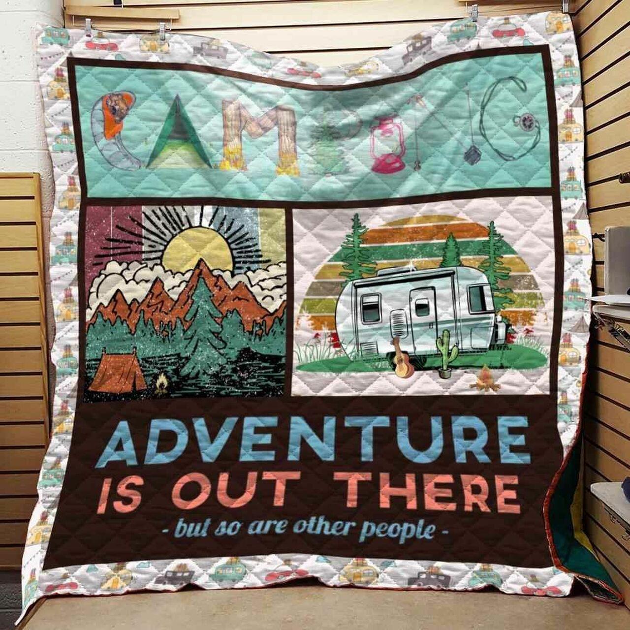 Camping Adventure Blanket Th1707 Quilt