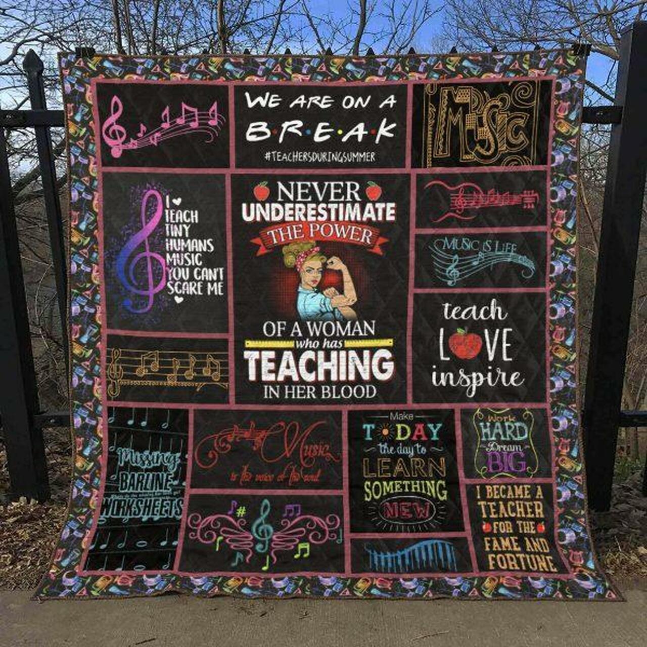 Teacher Quilt Blanket Quilt