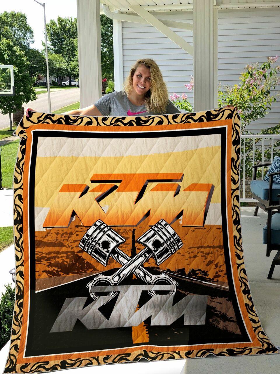 K-T-M Quilt Blanket