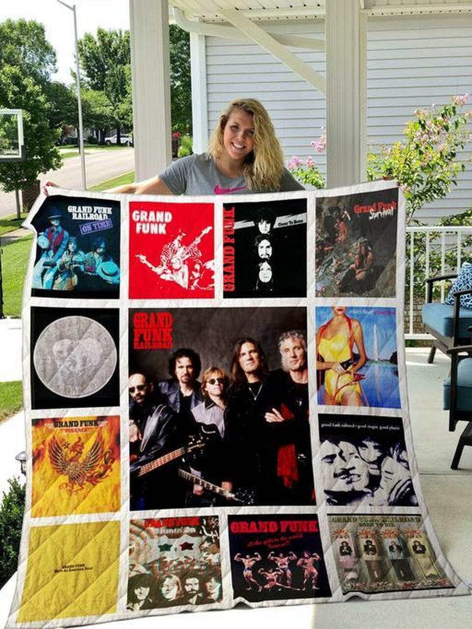Grand Funk Railroad Quilt Blanket Quilt