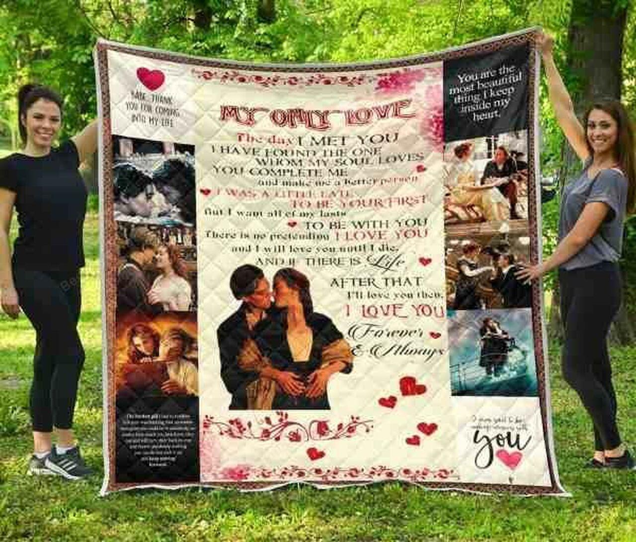 Love Titanic Quilt Blanket