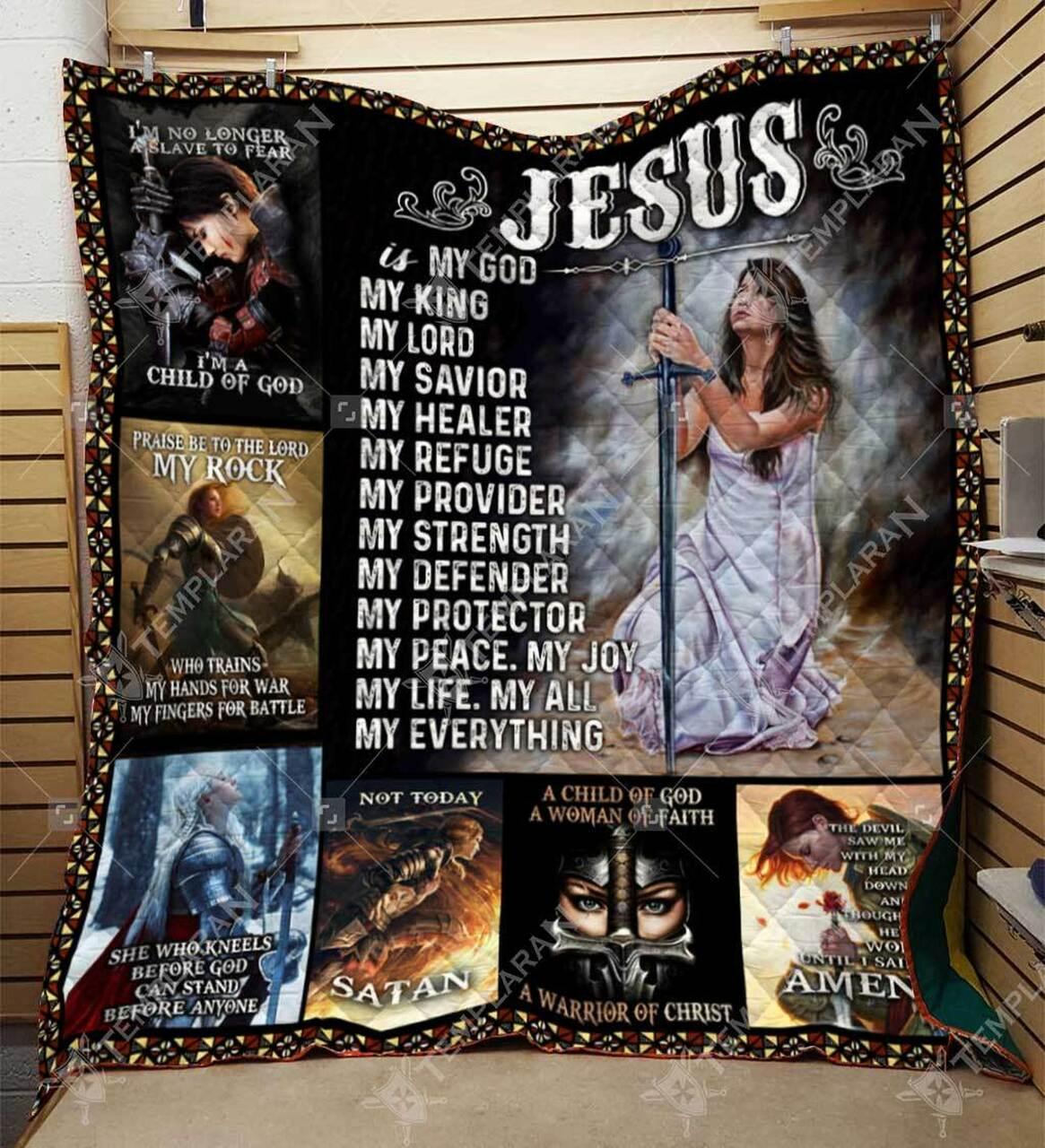 J Is My Everything Knight Templar Quilt Blanket Hqt-Qvk000139 Quilt