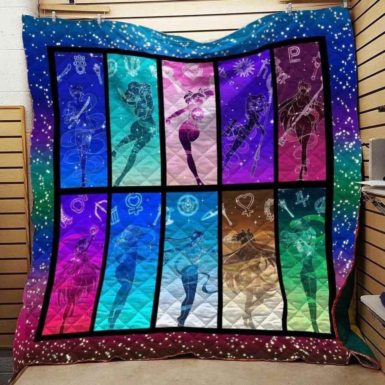 Sailor Moon Tformation Colorful Blanket Th0509 Quilt