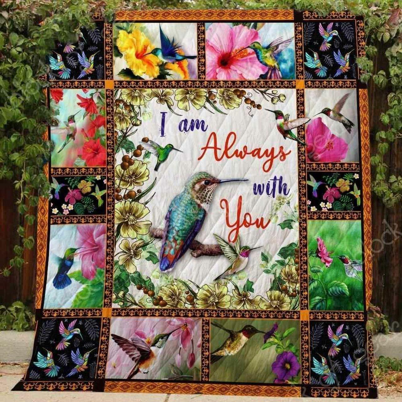 I Am Al With You Hummingbird Blanket Kc1807 Quilt