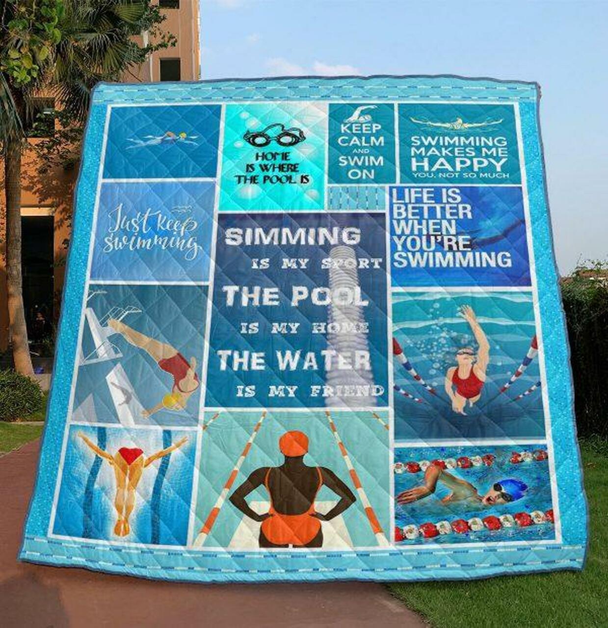 Swimmin Sport Quilt Blanket Vq06 Quilt