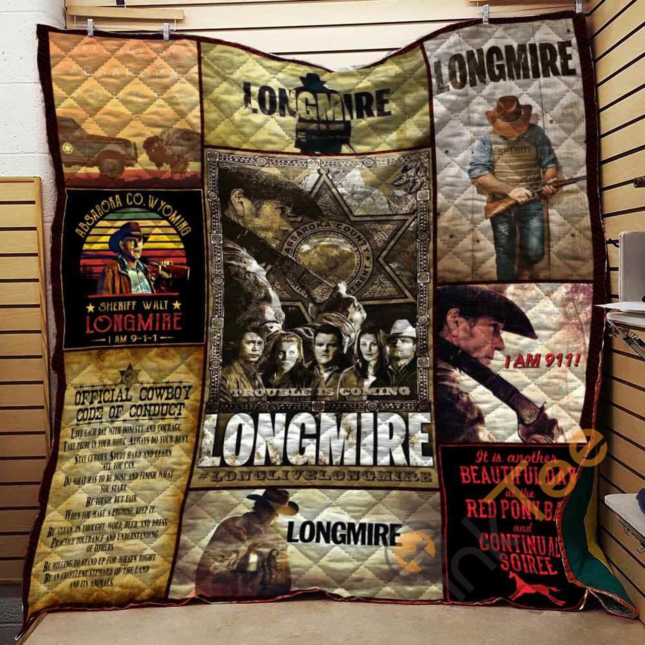 Longmire Collage Blanket TH10072019 Quilt
