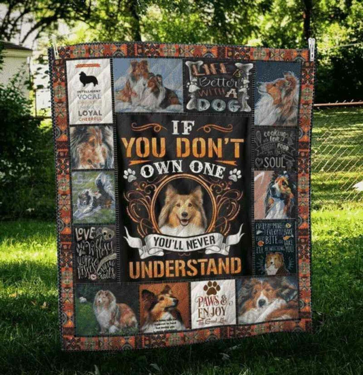 Shetlaheepdog Blanket Quilt