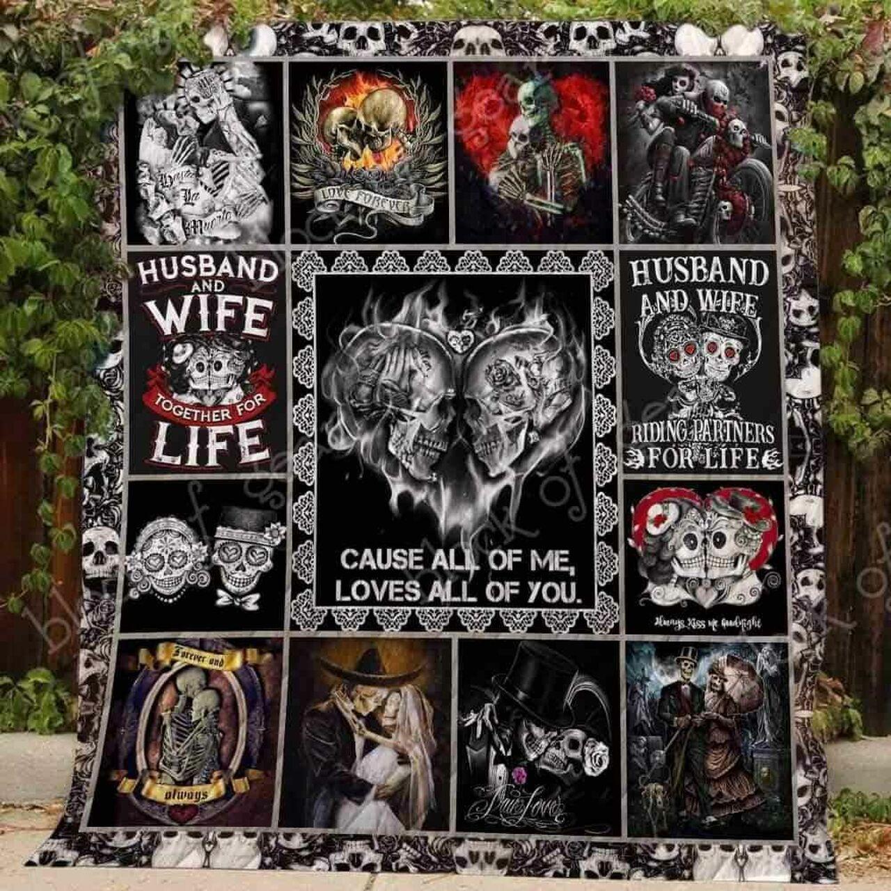 Husband And Wife Together For Life Blanket Kc1507 Quilt