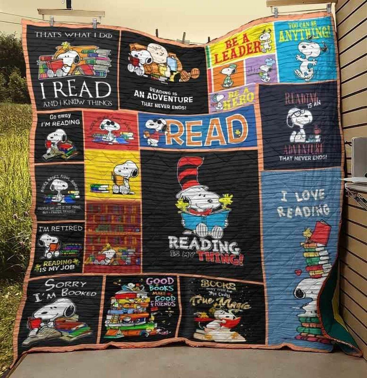 Snoopy And Bt M Blanket Th10072019 Quilt