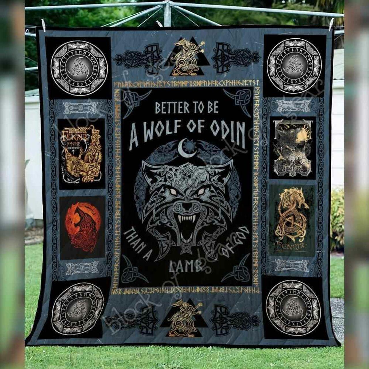 Fenrir Wolf Of Odin Blanket Kc1507 Quilt
