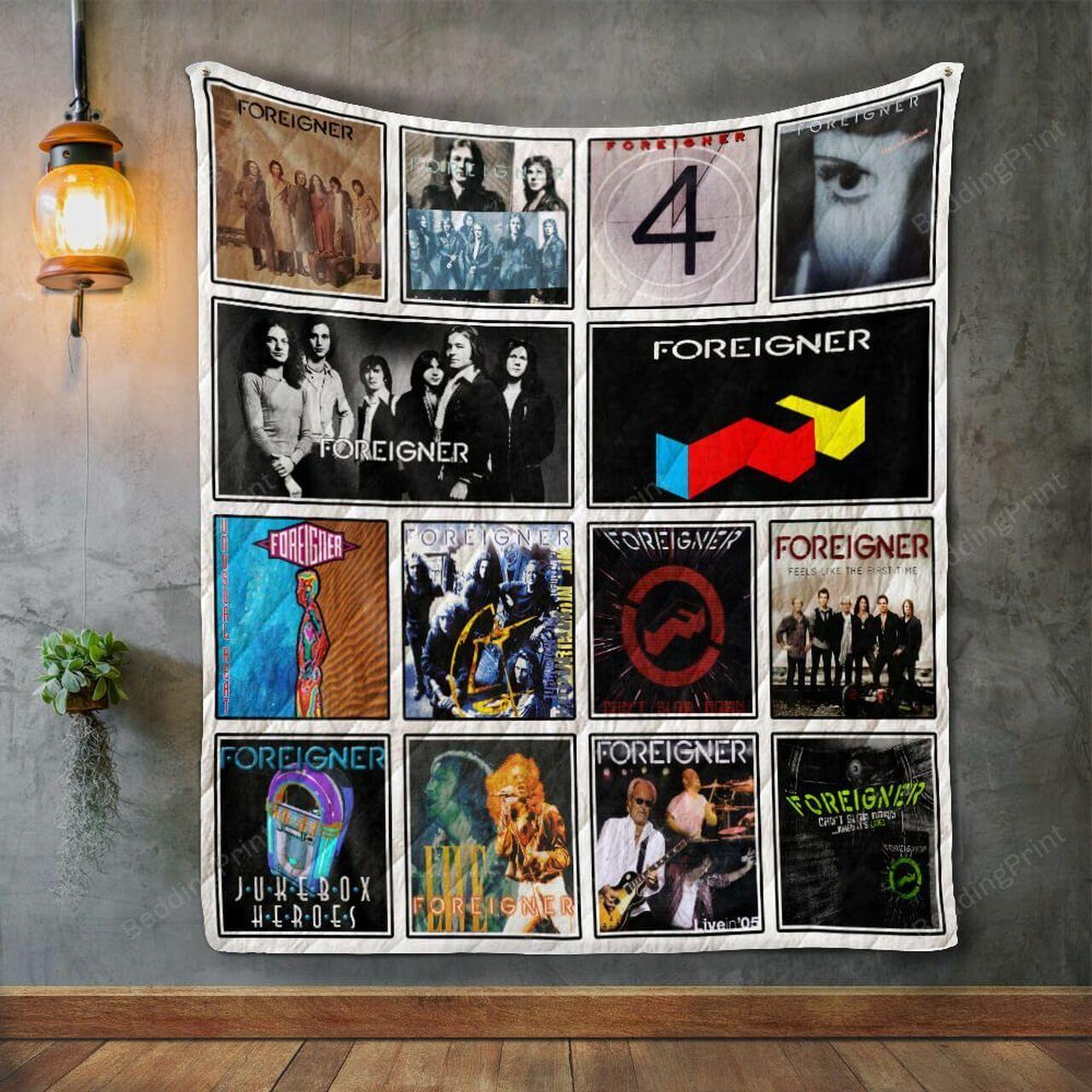 Foreigner Album Co Quilt Blanket