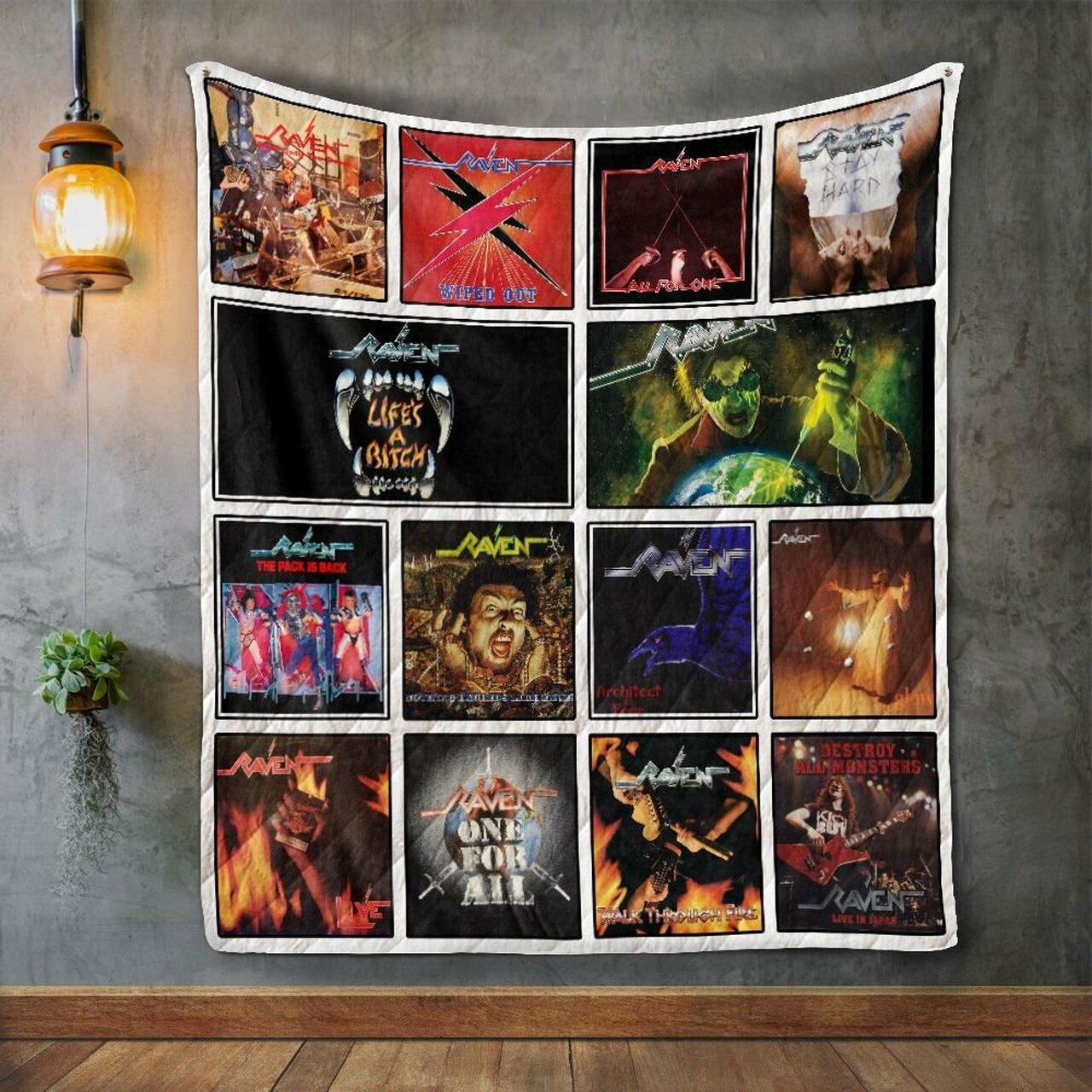 Raven Album Co Quilt Blanket