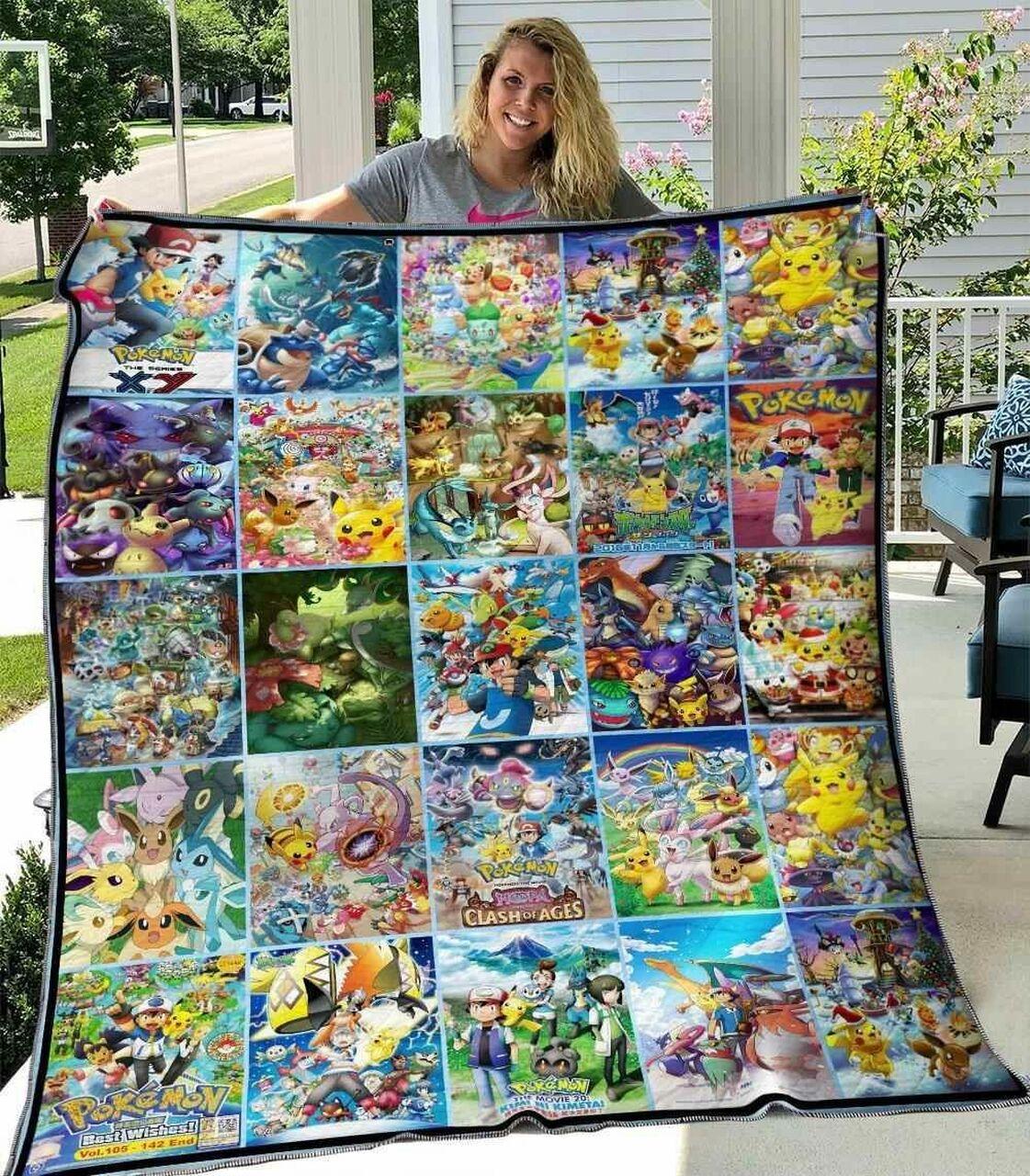 Pokemon Blanket Th1607 Quilt