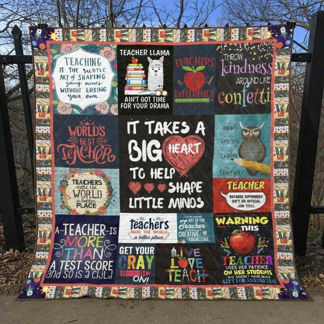 Teacher Quilt Blanket Ver 2 Quilt