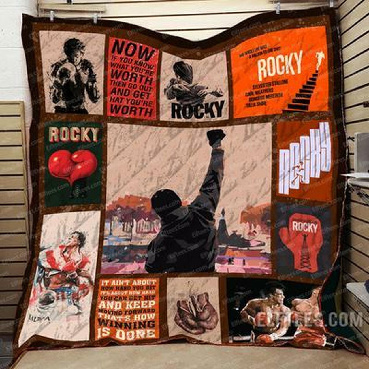 Rocky Balboa Quilt Blanket Rk212 Quilt