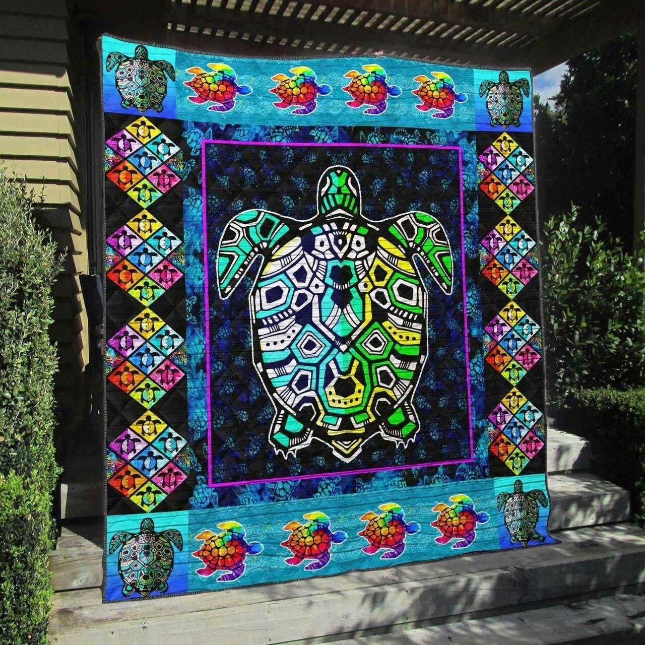 Turtle 6 Blanket Th1607 Quilt