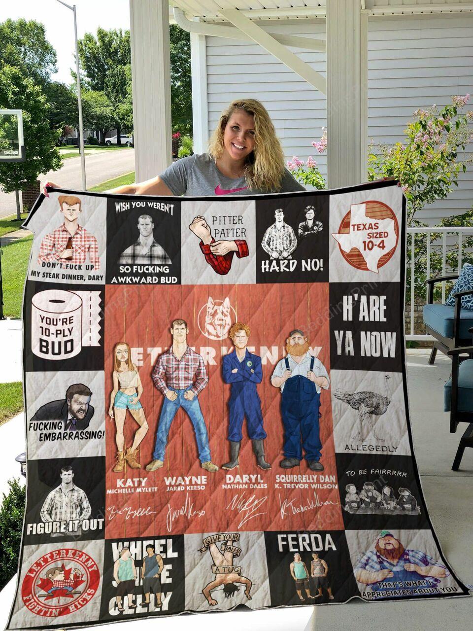 Letterkennyhiignature Quilt Blanket