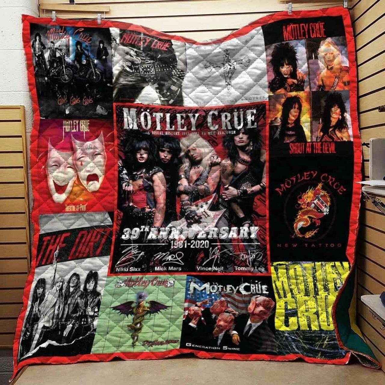 Motley Crue Tribute Blanket Th0907 Quilt