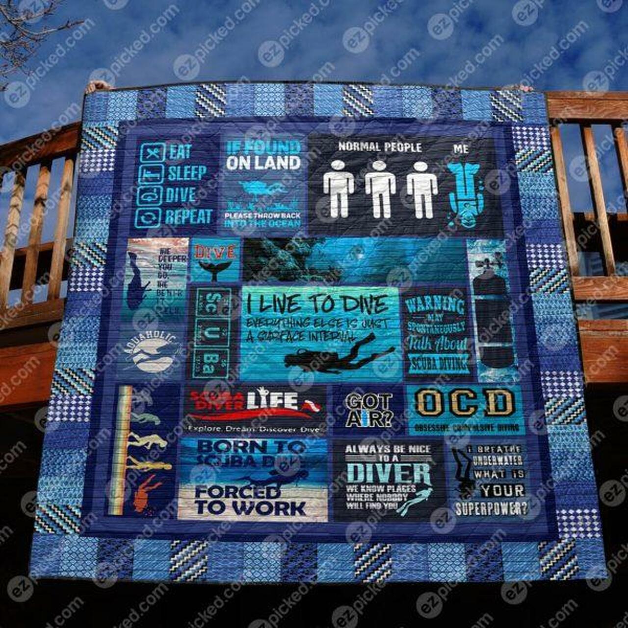 If Found On Land Pe Throw Back Into The Ocean Quilt Blanket Py68 Quilt