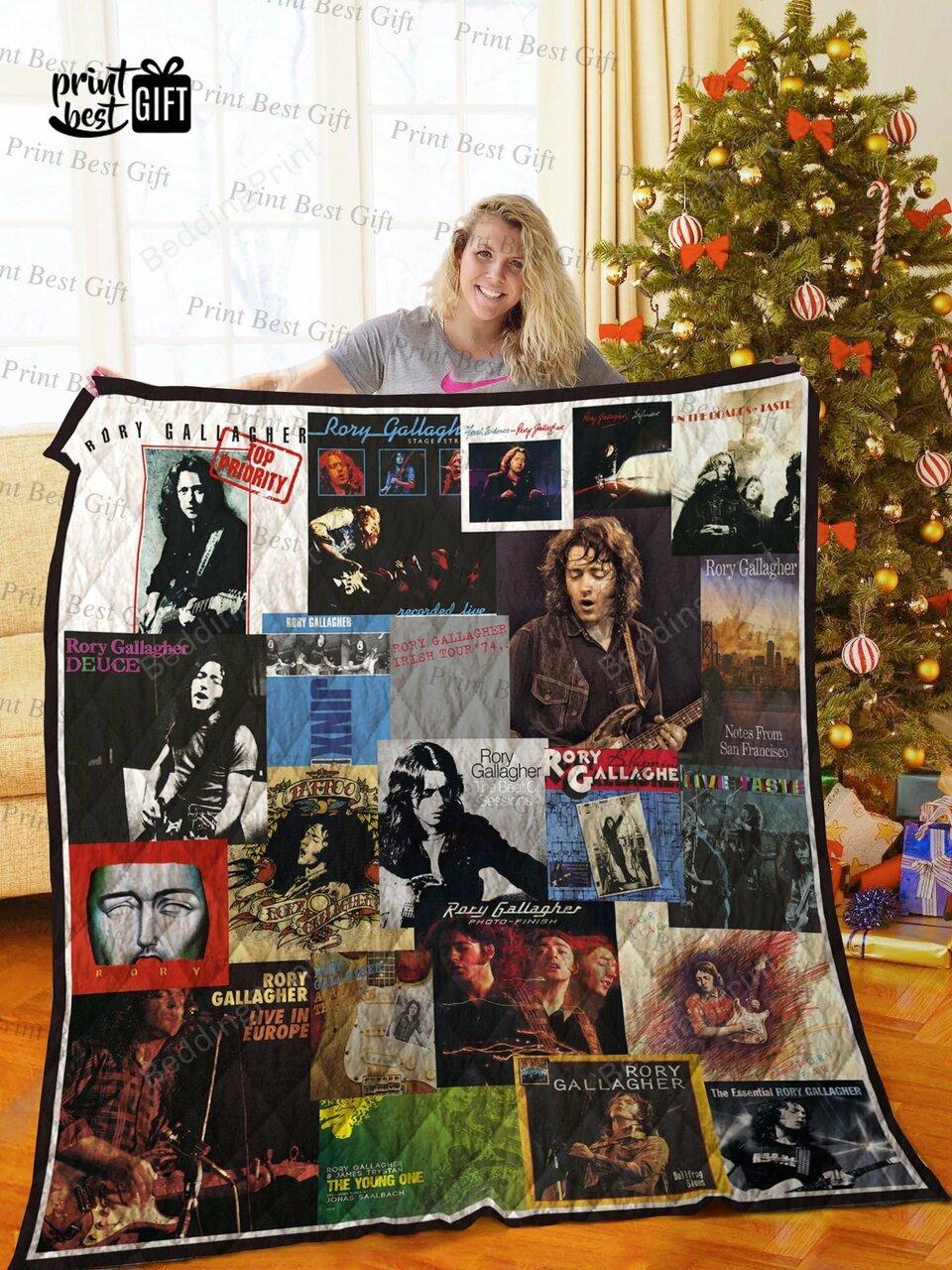 Rory Gallagher Al Coverter Quilt Blanket Ver 3