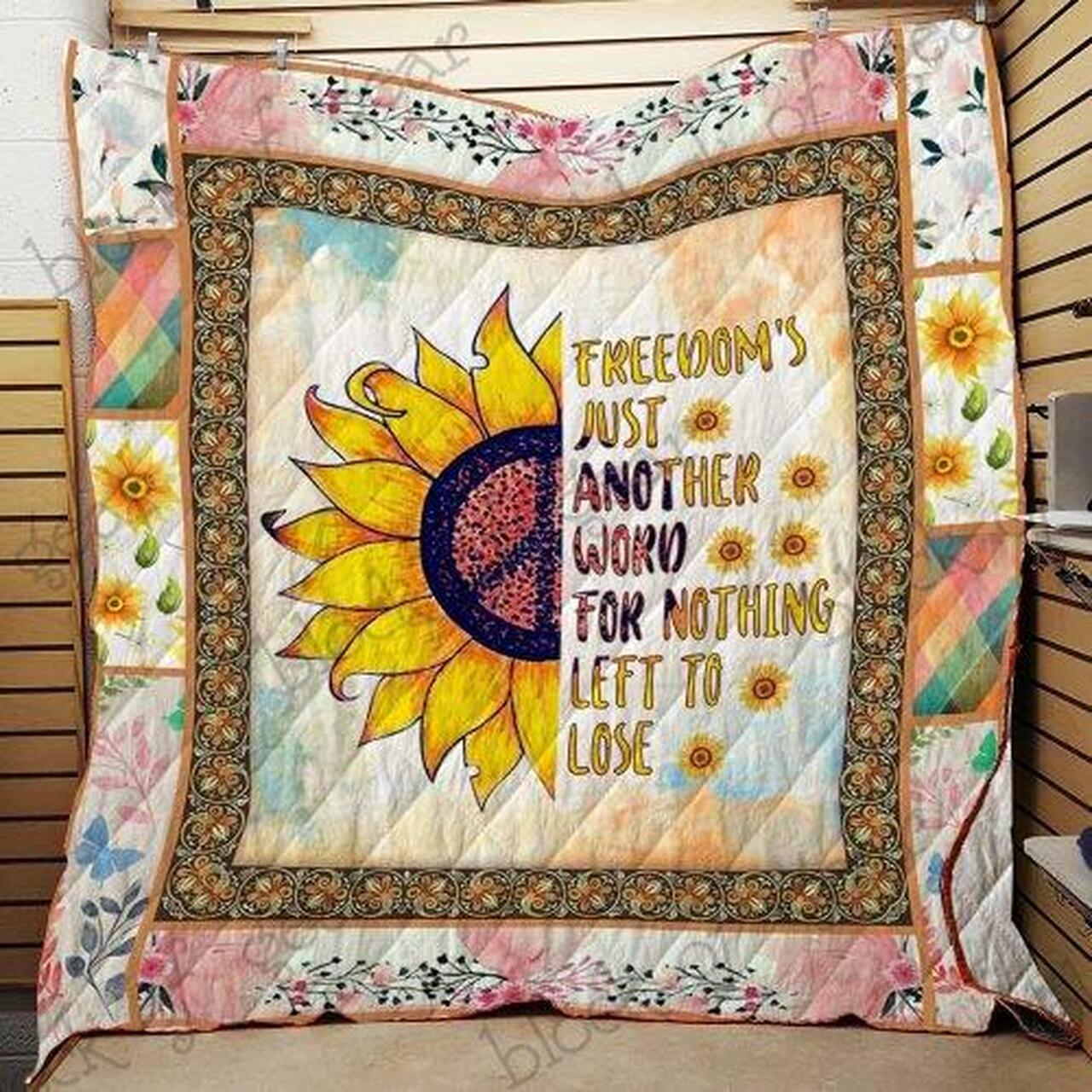 Sunflower Hippie Quilt Blanket Ttl98 Quilt