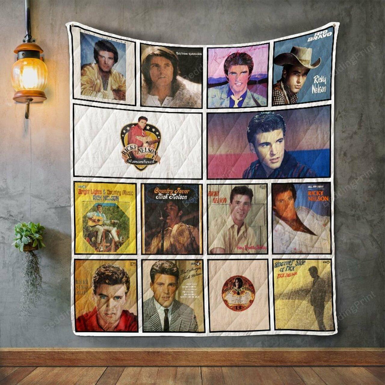 Ricky on 2 Album Co Quilt Blanket