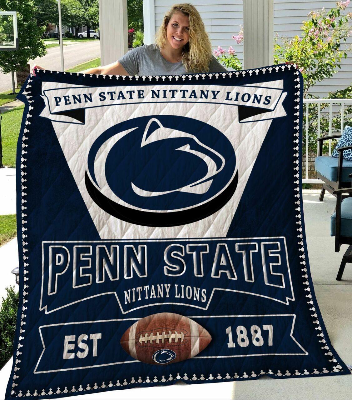 Petate Nittany L Quilt Blanket #1