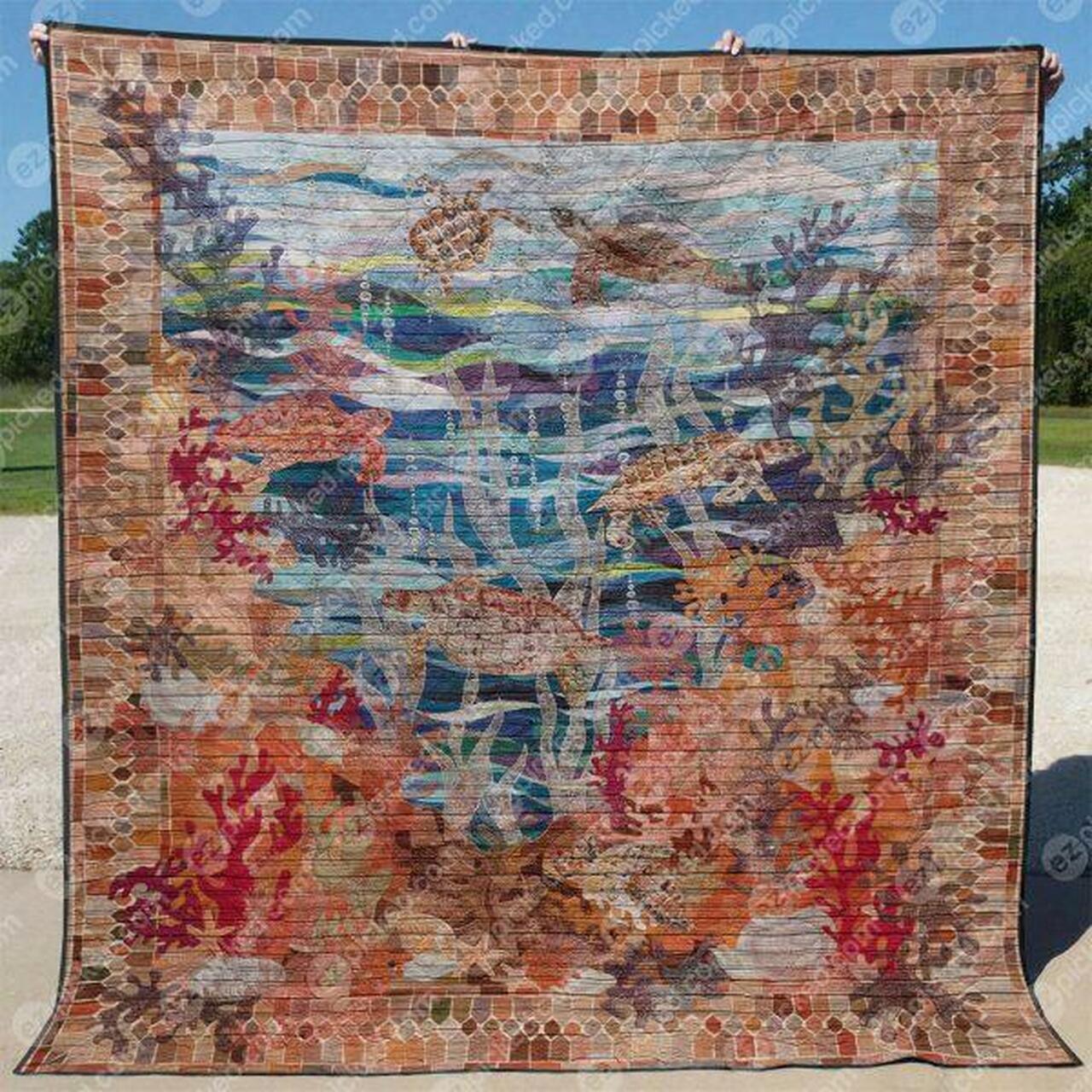 Amazieaturtle Quilt Blanket Ht10 Quilt