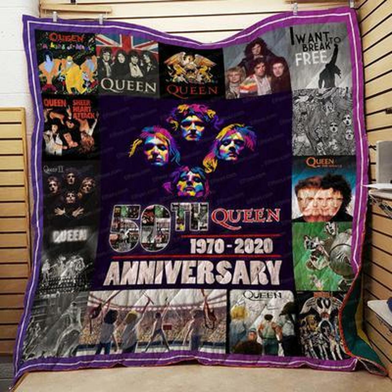 Queen Band Anniary Quilt Blanket For Qb01 Quilt